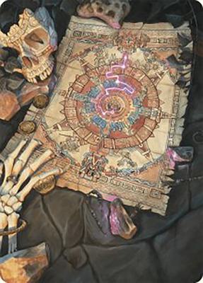 Map Token Art Card card from Art Series: The Lost Caverns of Ixalan