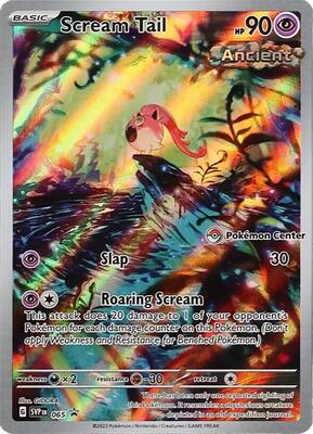 Scream Tail - 065 (Pokemon Center Exclusive) card from SV: Scarlet & Violet Promo Cards