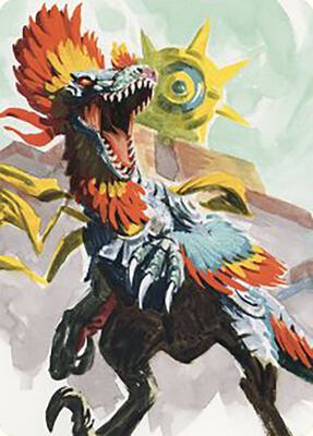 Pantlaza, Sun-Favored Art Card card from Art Series: The Lost Caverns of Ixalan