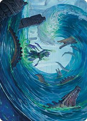 Wave Goodbye Art Card card from Art Series: The Lost Caverns of Ixalan