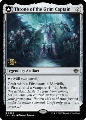 Throne of the Grim Captain card from Prerelease Cards