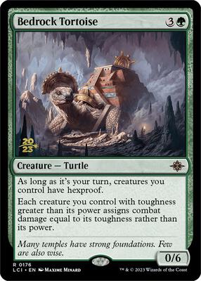Bedrock Tortoise card from Prerelease Cards