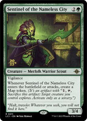 Sentinel of the Nameless City card from Prerelease Cards