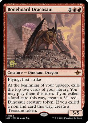 Bonehoard Dracosaur card from Prerelease Cards
