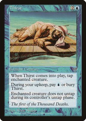 Thirst card from Mirage