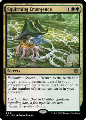 Squirming Emergence card from Prerelease Cards