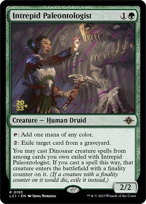 Intrepid Paleontologist card from Prerelease Cards