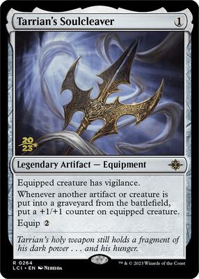 Tarrian's Soulcleaver card from Prerelease Cards
