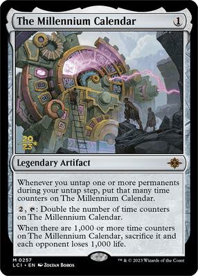 The Millennium Calendar card from Prerelease Cards