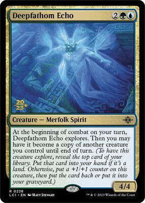 Deepfathom Echo card from Prerelease Cards