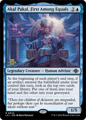 Akal Pakal, First Among Equals card from Prerelease Cards