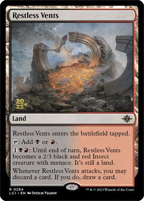Restless Vents card from Prerelease Cards