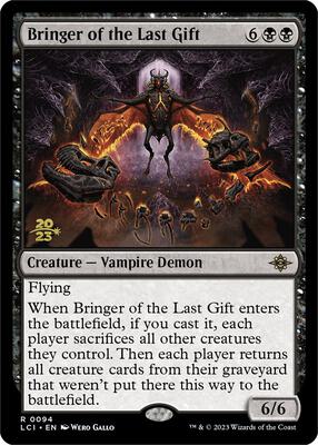 Bringer of the Last Gift card from Prerelease Cards