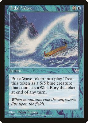 Tidal Wave card from Mirage