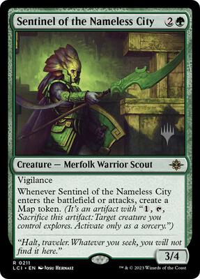 Sentinel of the Nameless City card from Promo Pack: The Lost Caverns of Ixalan