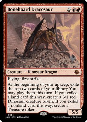 Bonehoard Dracosaur card from Promo Pack: The Lost Caverns of Ixalan