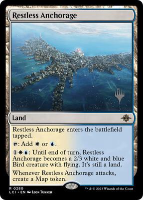Restless Anchorage card from Promo Pack: The Lost Caverns of Ixalan