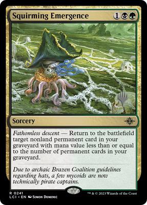 Squirming Emergence card from Promo Pack: The Lost Caverns of Ixalan