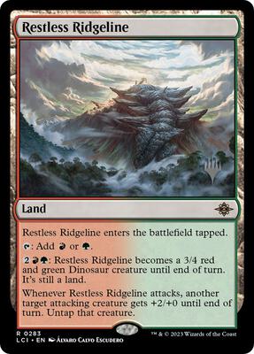 Restless Ridgeline card from Promo Pack: The Lost Caverns of Ixalan