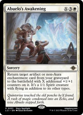 Abuelo's Awakening card from Promo Pack: The Lost Caverns of Ixalan