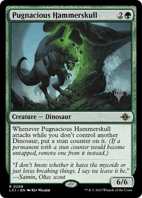 Pugnacious Hammerskull card from Promo Pack: The Lost Caverns of Ixalan