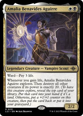 Amalia Benavides Aguirre card from Promo Pack: The Lost Caverns of Ixalan