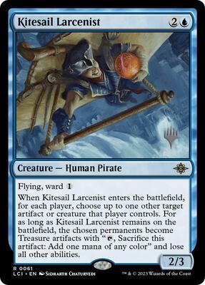 Kitesail Larcenist card from Promo Pack: The Lost Caverns of Ixalan