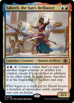 Saheeli, the Sun's Brilliance card from Promo Pack: The Lost Caverns of Ixalan
