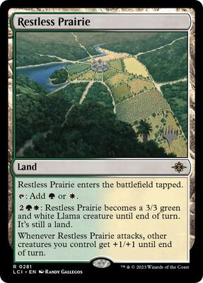 Restless Prairie card from Promo Pack: The Lost Caverns of Ixalan