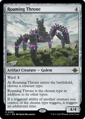 Roaming Throne card from Promo Pack: The Lost Caverns of Ixalan