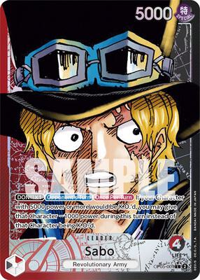 Sabo (001) (Alternate Art) card from Awakening of the New Era