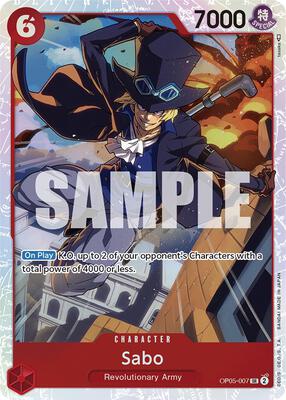 Sabo (007) card from Awakening of the New Era