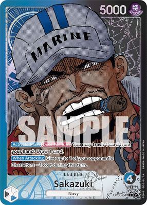 Sakazuki (Alternate Art) card from Awakening of the New Era