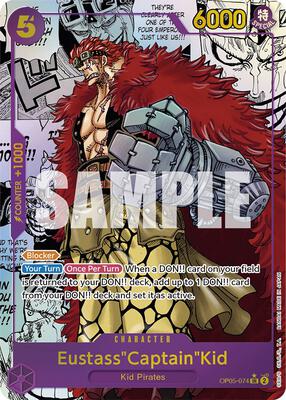 Eustass"Captain"Kid (Alternate Art) (Manga) card from Awakening of the New Era