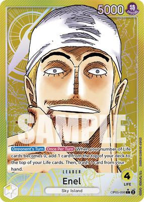 Enel (098) (Alternate Art) card from Awakening of the New Era