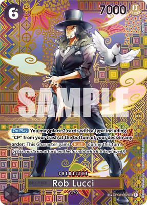 Rob Lucci (092) (SP) card from Awakening of the New Era