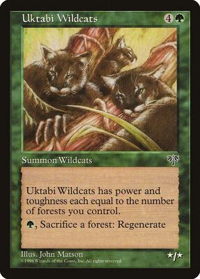 Uktabi Wildcats card from Mirage