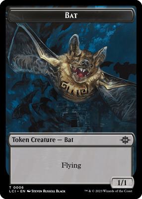 Bat Token card from The Lost Caverns of Ixalan