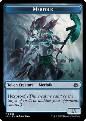 Merfolk Token card from The Lost Caverns of Ixalan