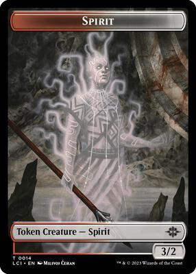 Spirit Token card from The Lost Caverns of Ixalan