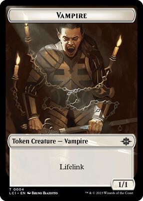 Vampire Token card from The Lost Caverns of Ixalan