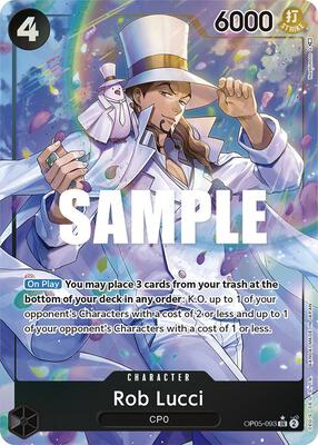 Rob Lucci (093) (Alternate Art) card from Awakening of the New Era