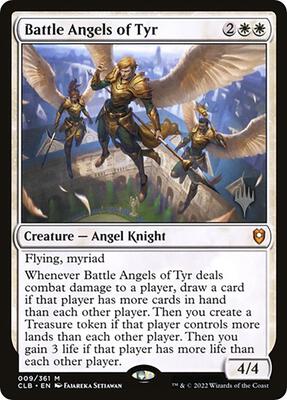 Battle Angels of Tyr card from Promo Pack: The Lost Caverns of Ixalan