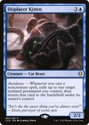 Displacer Kitten card from Promo Pack: The Lost Caverns of Ixalan