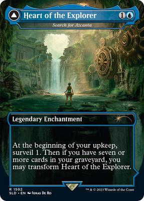 Heart of the Explorer - Search for Azcanta card from Secret Lair Drop Series