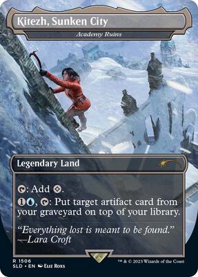 Kitezh, Sunken City - Academy Ruins card from Secret Lair Drop Series