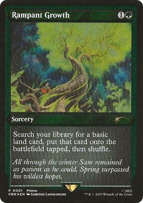 Rampant Growth (Foil Etched) card from WPN & Gateway Promos