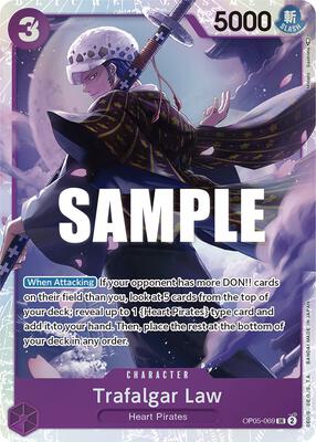 Trafalgar Law (069) card from Awakening of the New Era