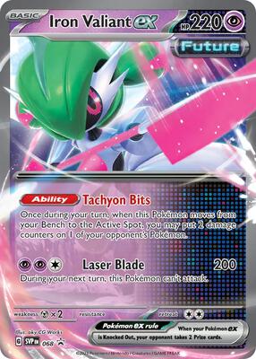 Iron Valiant ex - 068 card from SV: Scarlet & Violet Promo Cards