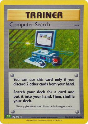 Computer Search (CLV) card from Trading Card Game Classic